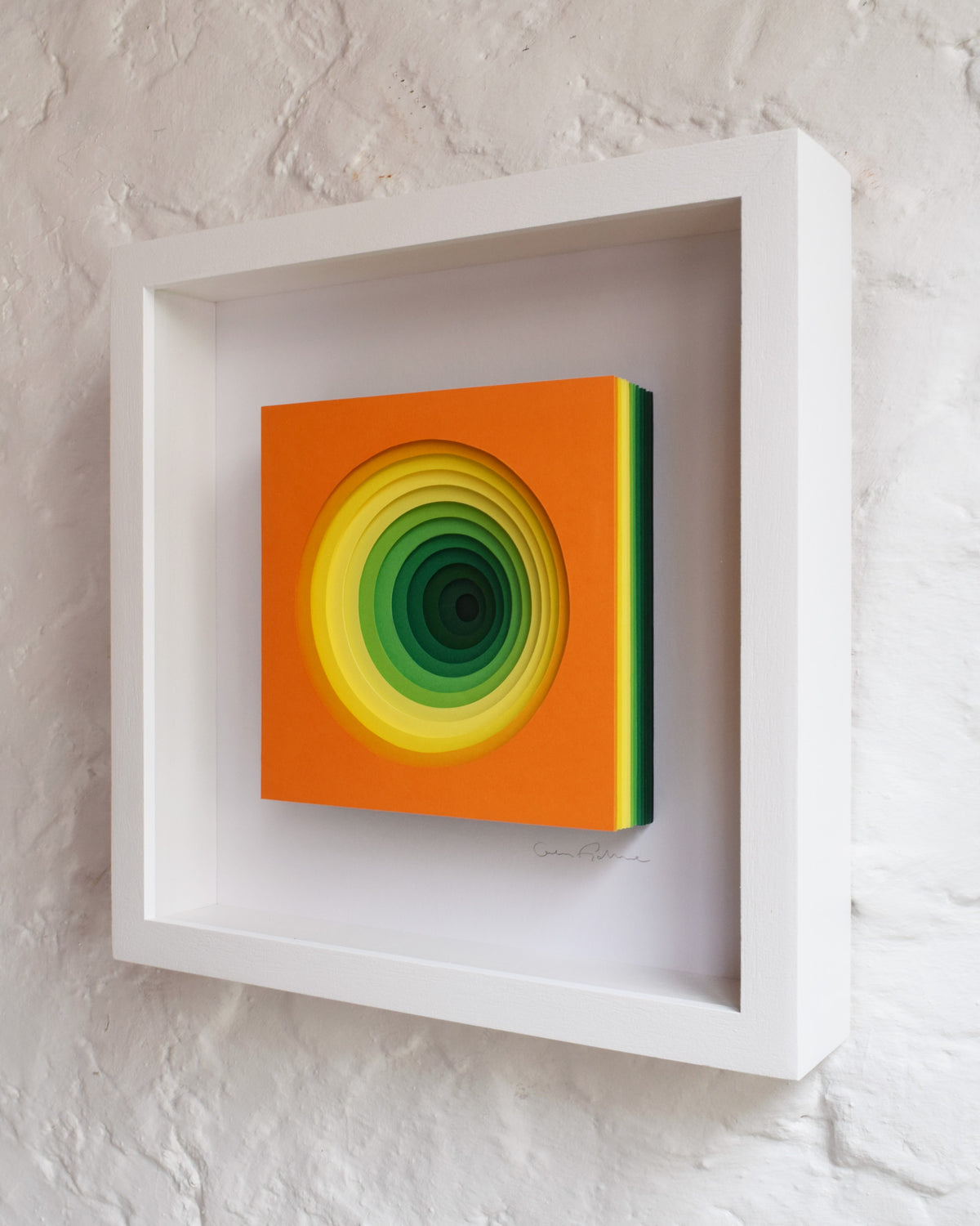 The Sublime Spectrum XXXIII – Framed Original Papercut Artwork