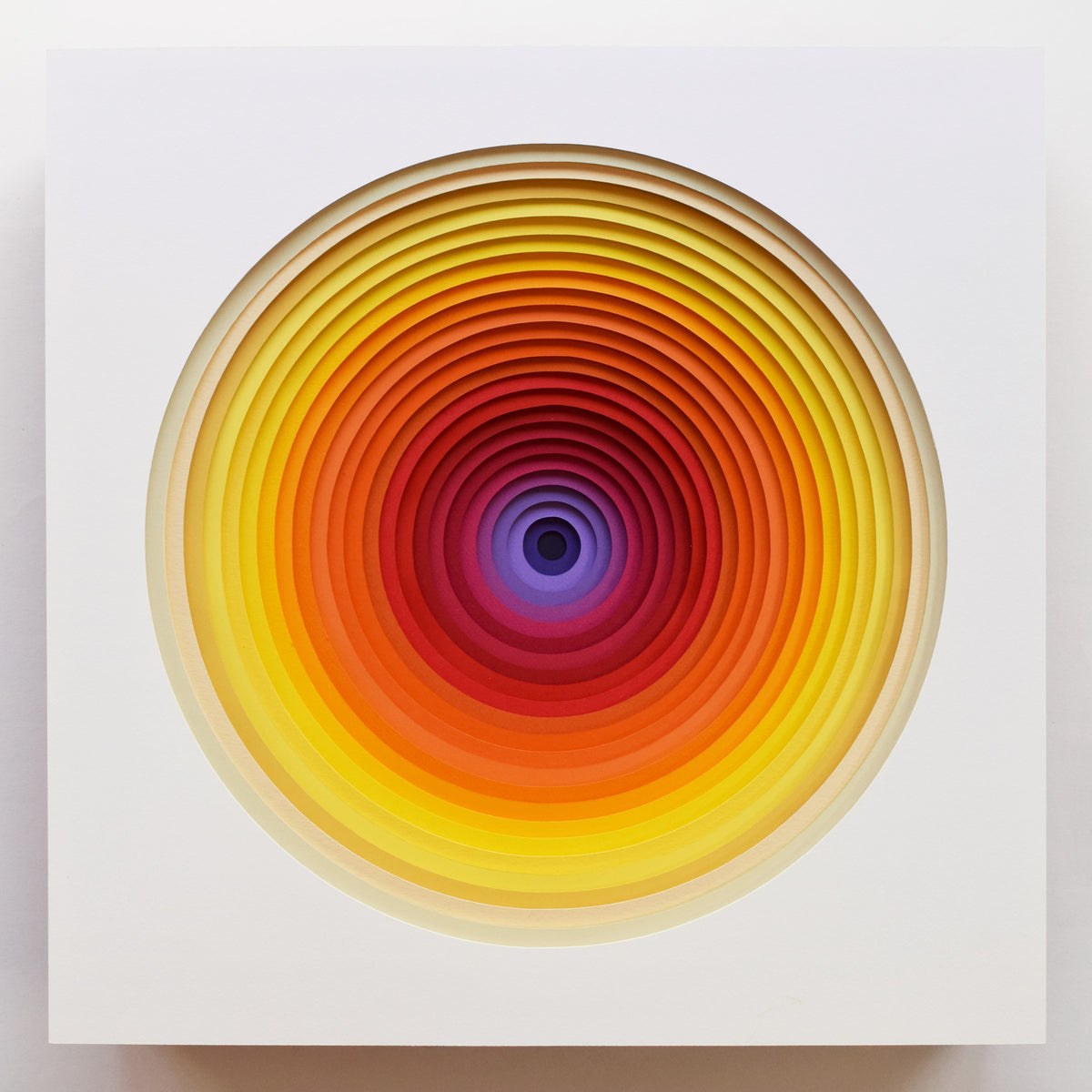 The Sublime Spectrum: New Dawn – Framed Original Papercut Artwork