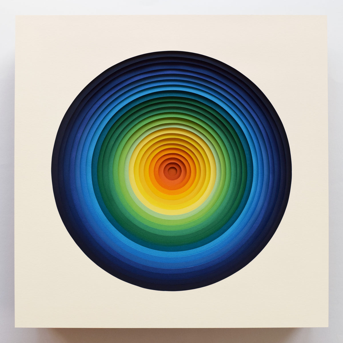 The Sublime Spectrum: New Life – Framed Original Papercut Artwork