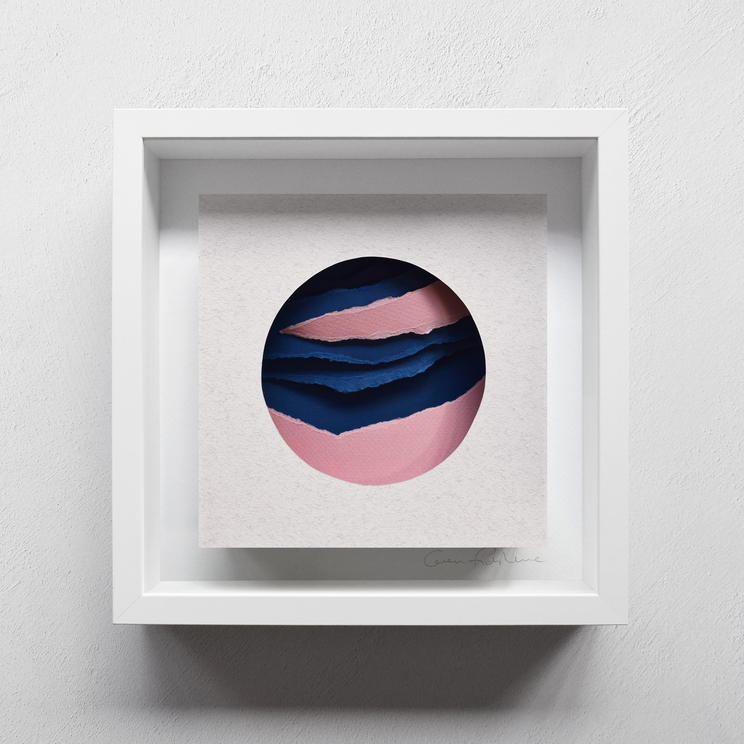Torn Giants IV — Framed Original Papercut Artwork
