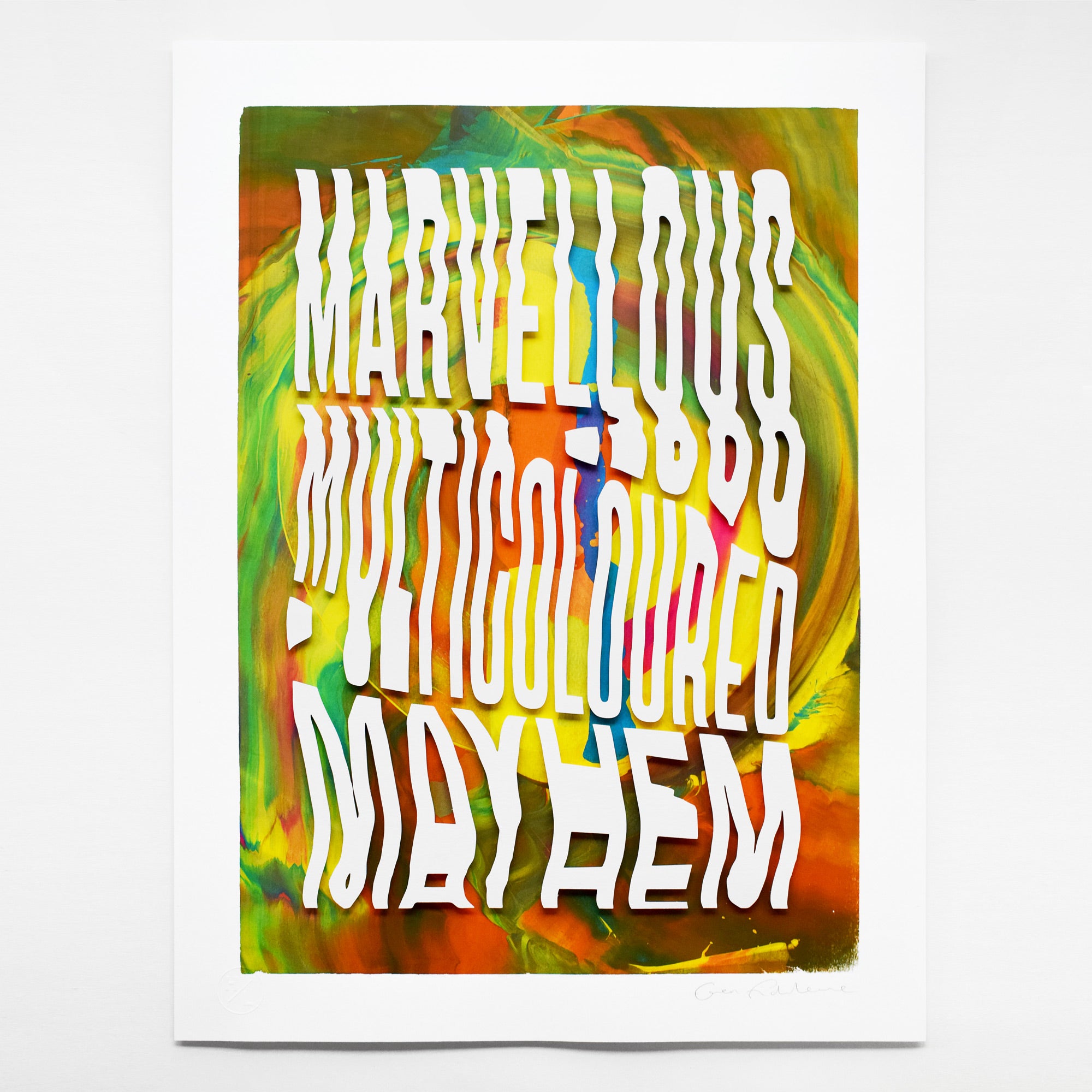 Like No Other — 'Marvellous Multicoloured Mayhem' Framed Original Artwork