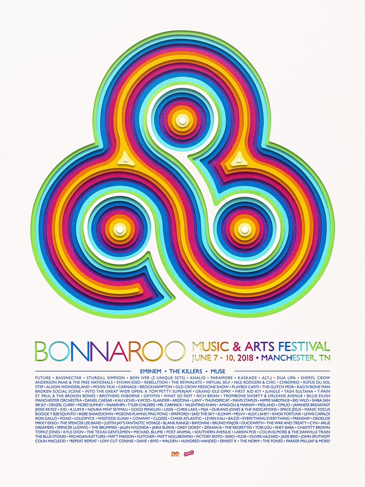 Bonnaroo — Limited Edition Signed Poster