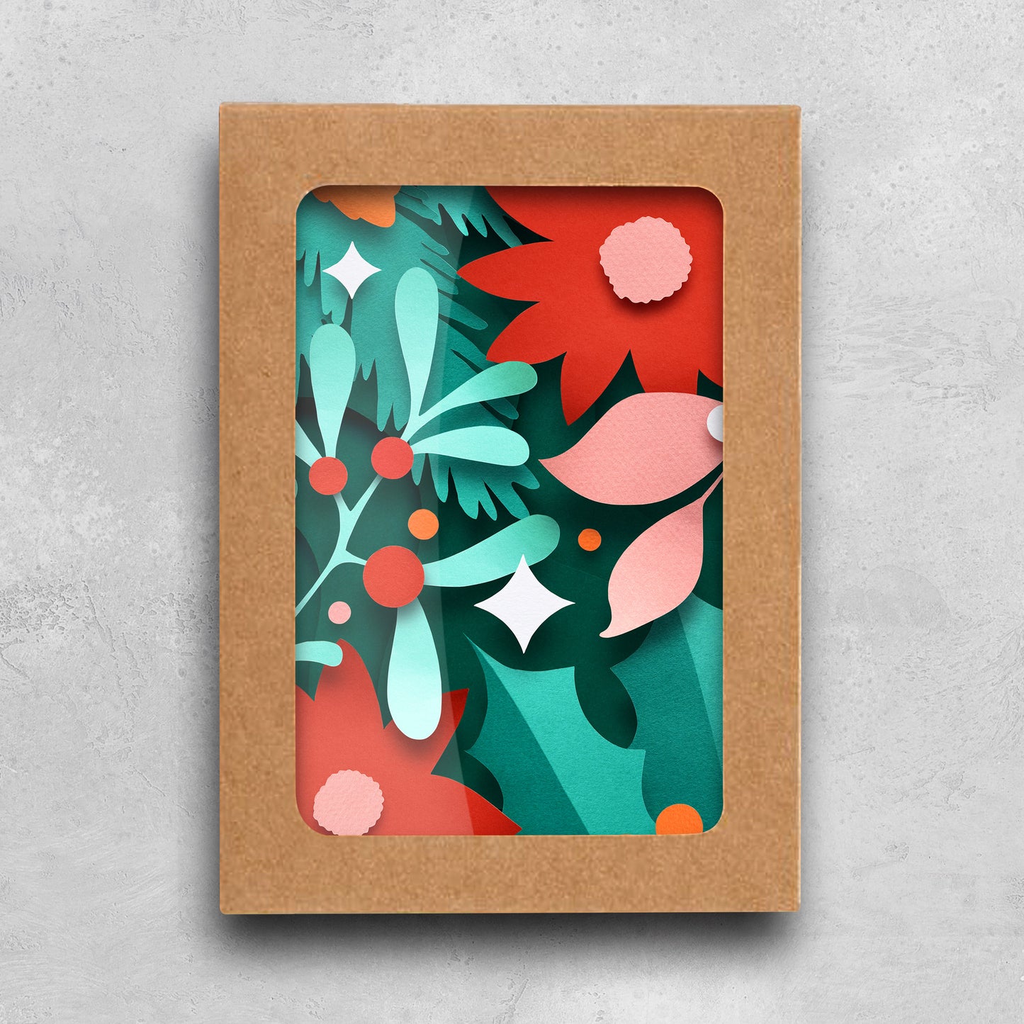 Festive Florals — Individual or Packs of 6 Greeting Cards