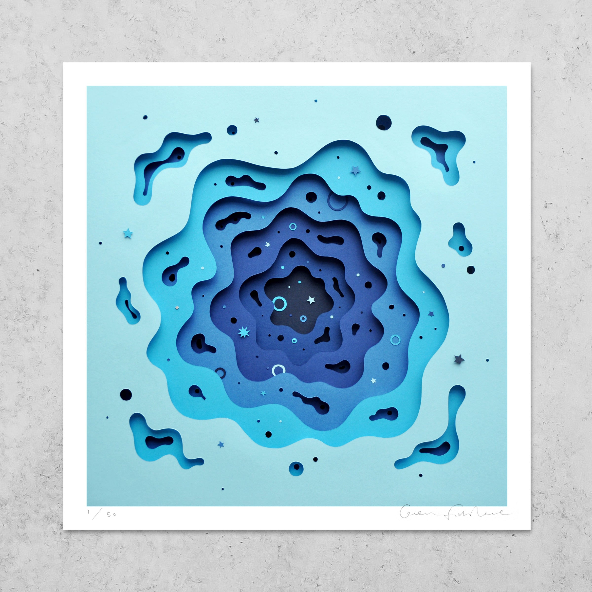 Limited Edition Signed Indigo Prints