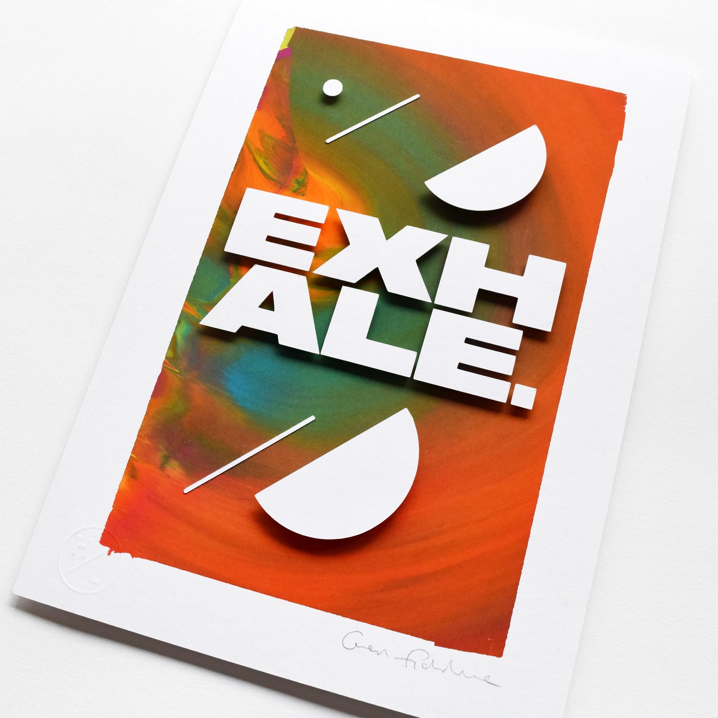 Like No Other – 'Exhale' Framed Original Artwork