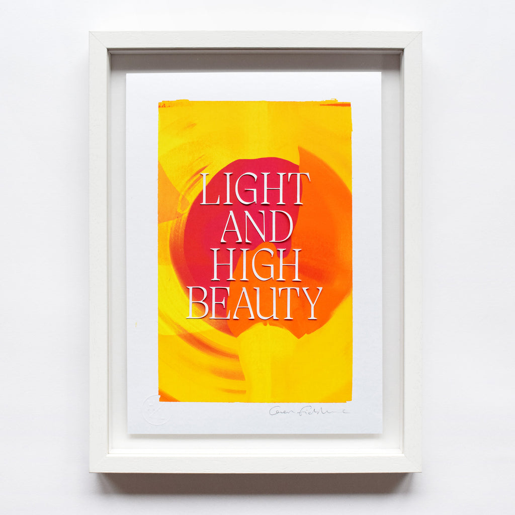 Like No Other — 'Light And High Beauty' Framed Original Artwork