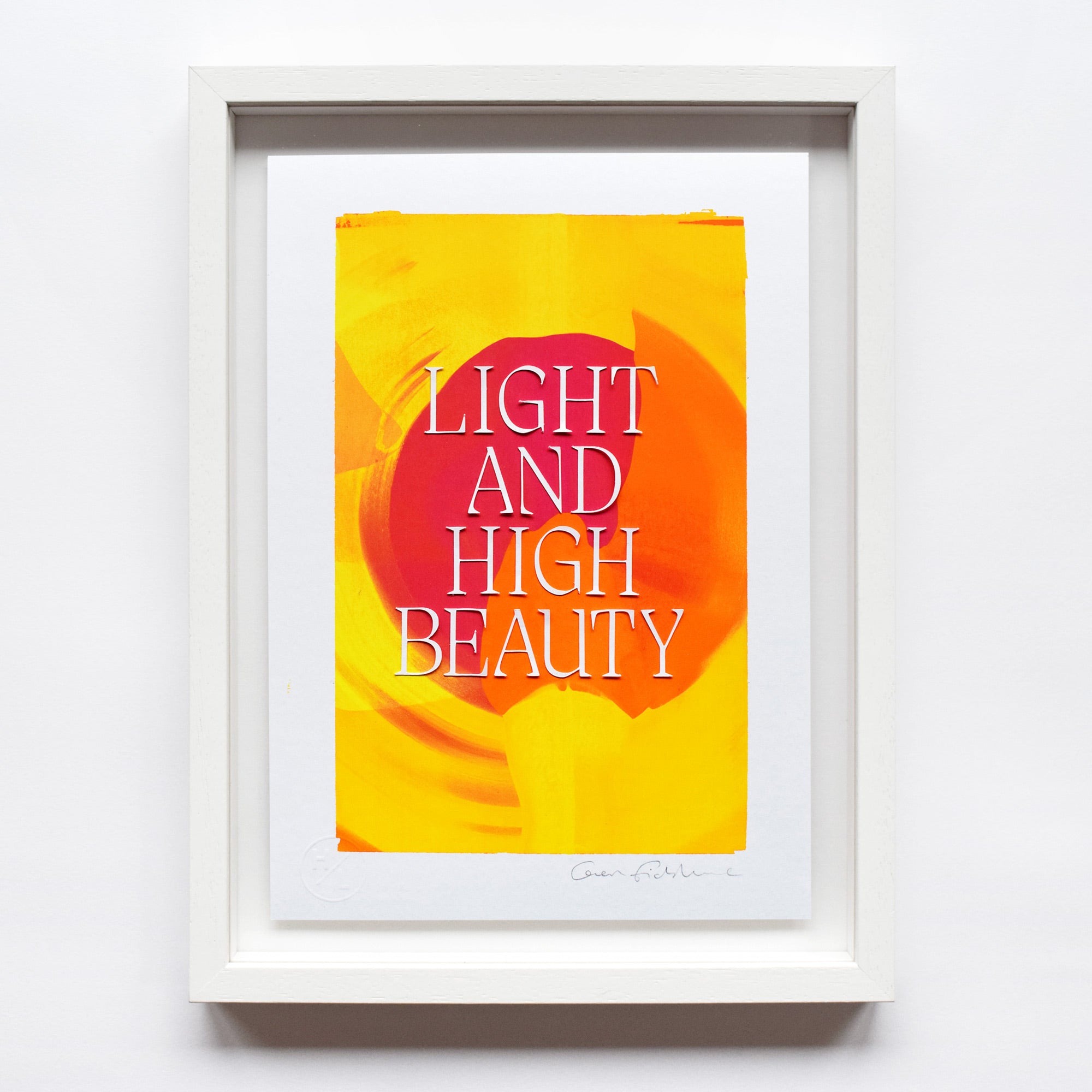 Like No Other — 'Light And High Beauty' Framed Original Artwork