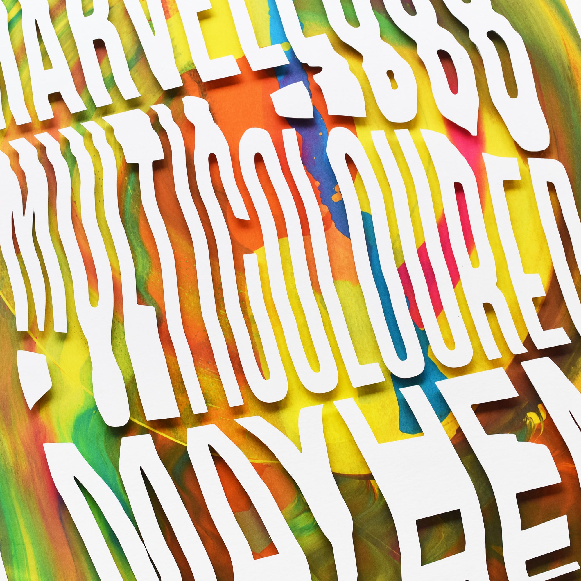 Like No Other — 'Marvellous Multicoloured Mayhem' Framed Original Artwork