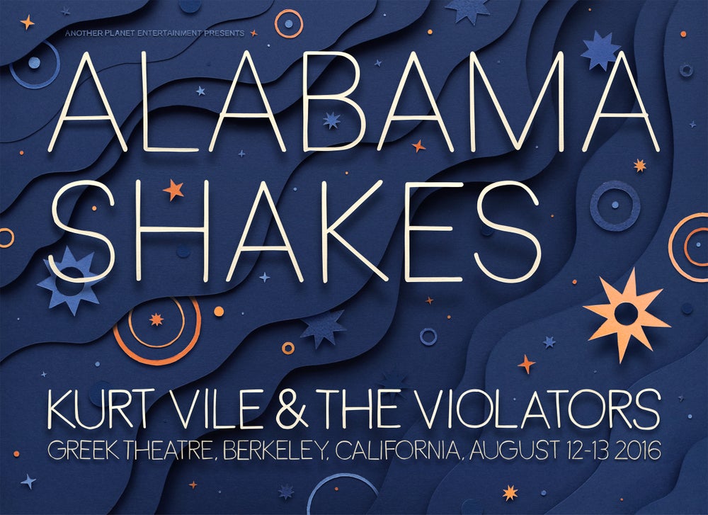 Alabama Shakes — Limited Edition Glow in the Dark Poster