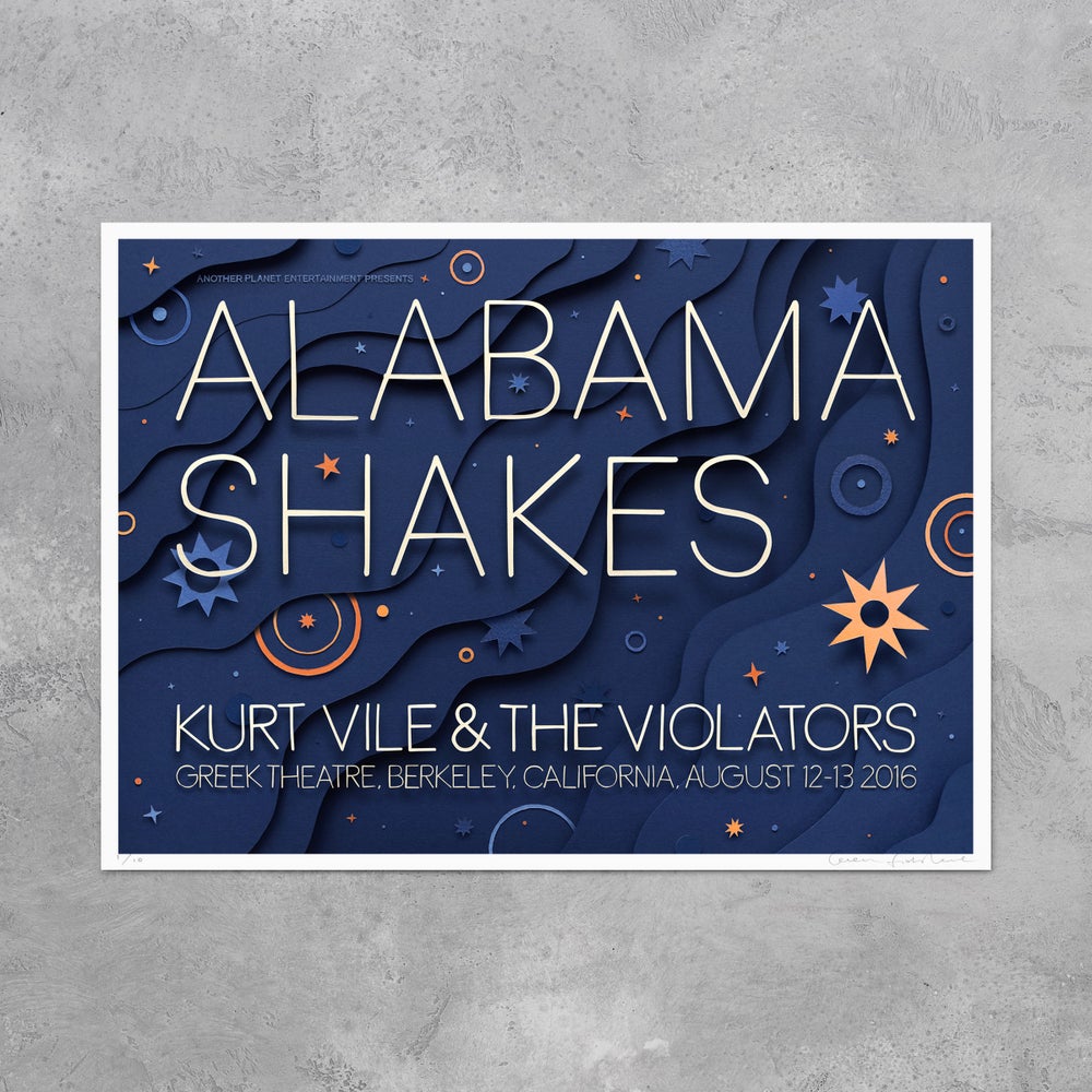 Alabama Shakes — Limited Edition Glow in the Dark Poster