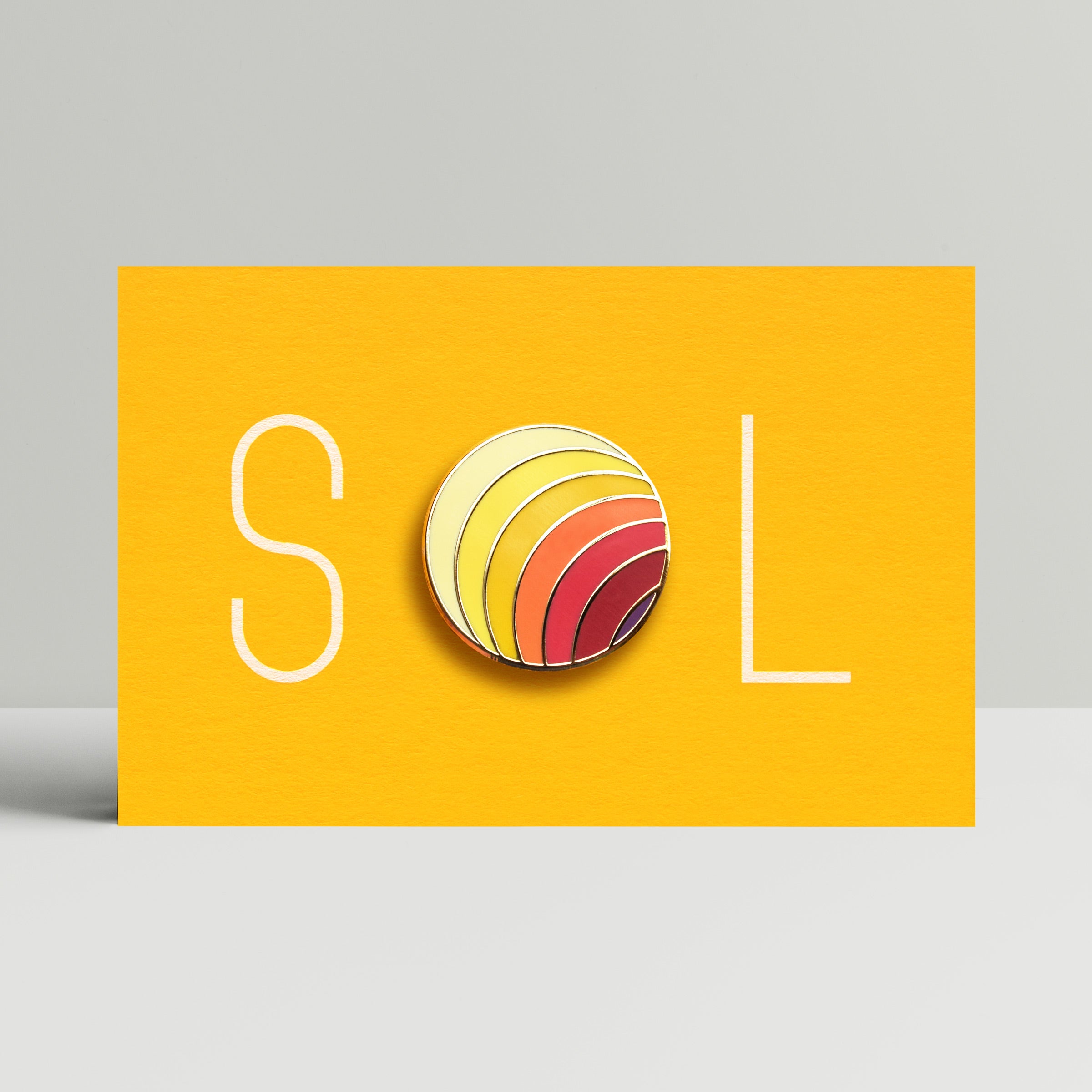 SOL — Individual Hard Enamel Pin Badges