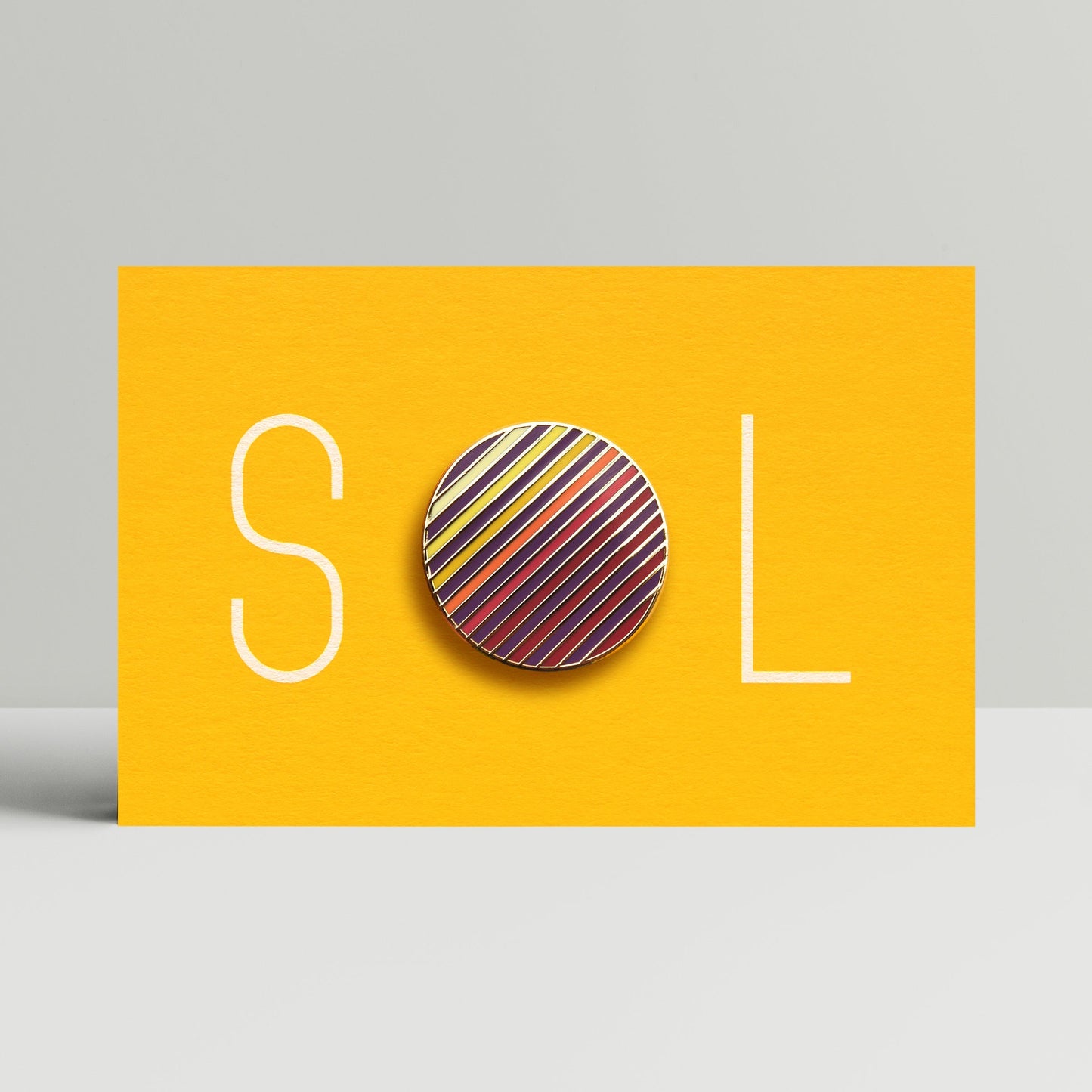 SOL — Bundle of 3 Hard Enamel Pin Badges